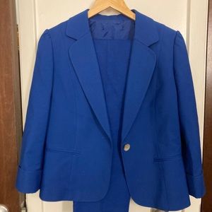 Royal Blue Pant Suit